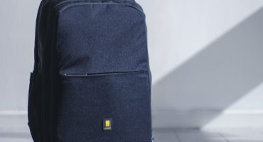 blue backpack